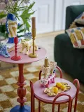 Подсвечник Bloomingville Missy, керамика, 14,5 6,5 см, розовый — фото 1