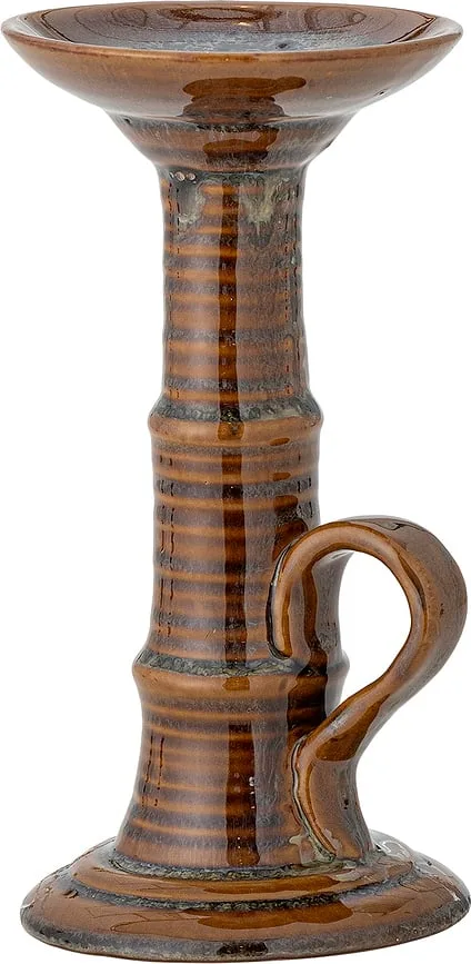 Подсвечник bloomingville rigby, керамика, 18 , коричневый · арт. fabr 82072475