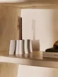Подсвечник Ferm Living Dedali, керамика, 10,5 7 см, белый — фото 2