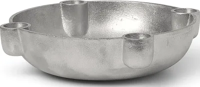 Подсвечник ferm living, алюминий, серебристый · арт. fabr 1104264335