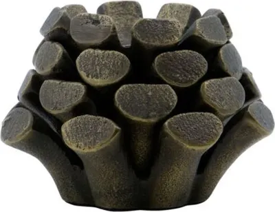 Подсвечник House Doctor Pine Cone, алюминий, 6,5 9 см, золотистый