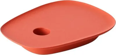 Подсвечник Muuto Float, алюминий, 2,6 см, оранжевый