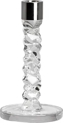 Подсвечник orrefors carat, хрусталь, серебристый · арт. fabr 6590165