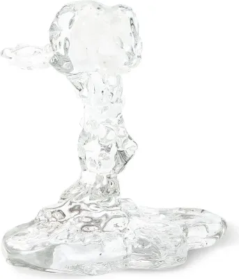 Подсвечник Polspotten Drip, стекло, 14 8,5 см, прозрачный