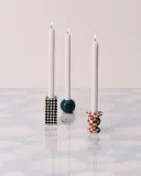 Набор подсвечников Serax Les Objets Mouleversants, 3 предмета, керамика, 10 7 см, разноцветный — фото 5