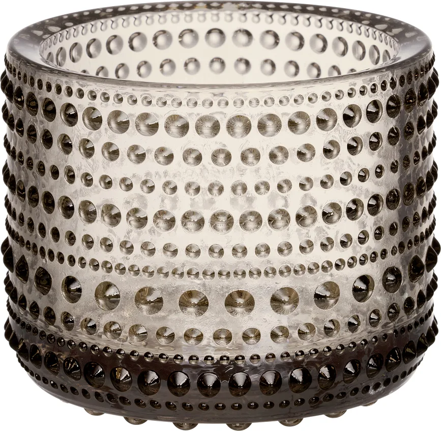 Подсвечник Iittala Kastehelmi, стекло, 6,4 7,6 см, бежевый