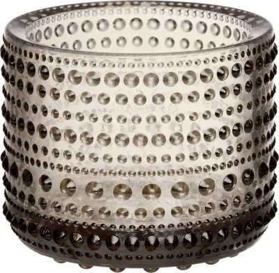 Подсвечник Iittala Kastehelmi, стекло, 6,4 7,6 см, бежевый