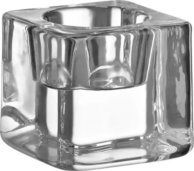 Подсвечник Orrefors Ice Cube, хрусталь, 6,5 см