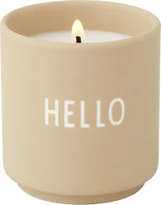 Свеча ароматическая Design Letters · арт. fabr 10107000BEIGEHELLO