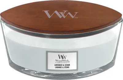 Свеча ароматическая WoodWick Hearthwick Lavender and Cedar