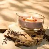 Свеча ароматическая WoodWick Hearthwick Patchouli Creme — фото 1