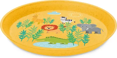Детская тарелка Koziol Connect Organic, пластик, 20,5 см, жёлтая