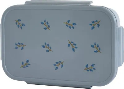Детский ланч-бокс 3 sprouts Bento Blueberry, пищевой пластик, синий