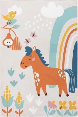 Коврик Obsession Magic Kids Proud Horse, полипропилен, 230 160 см, разноцветный