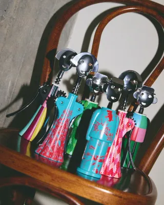 Штопор Alessi Alessandro M Arborea, разноцветный
