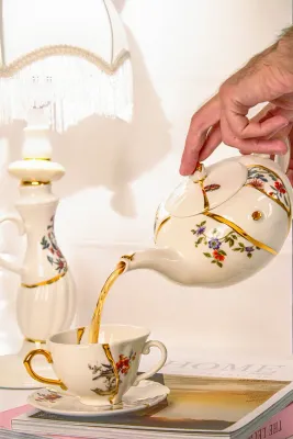 Кувшин Seletti, Kintsugi, фарфор, многоцветный · арт. fabr 09646