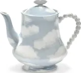 Кувшин Serax, Les Objets Mouleversants, 850 мл, фарфор, синий — фото 1
