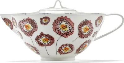 Кувшин Serax, Midnight Flowers, 850 мл, фарфор, красный