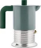 Гейзерная кофеварка alessi, vite, алюминий, зелёная · арт. fabr PM01/6 WG — фото 1