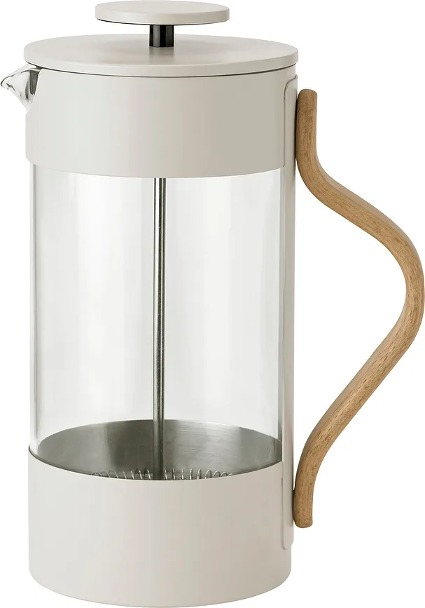 Френч-пресс Stelton, Emma, 1 л, стекло, бежевый
