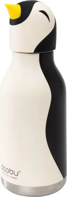 Термокружка Asobu, Bestie Bottles, 460 мл, нержавеющая сталь, белая