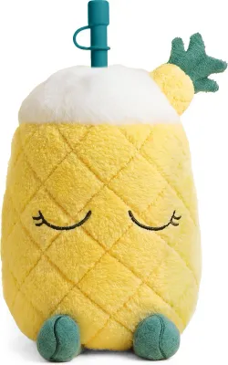 Термокружка Asobu, w pluszowym etui Fuzzie, 360 мл, нержавеющая сталь, жёлтая