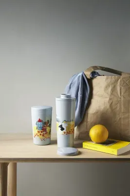 Термокружка stelton, carrie muminki szaroniebieski, нержавеющая сталь · арт. fabr 1374-7