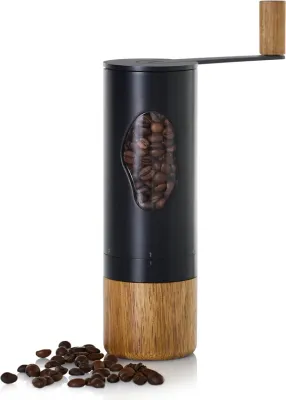 Ручная кофемолка AdHoc, Mrs. Bean, дерево, чёрная