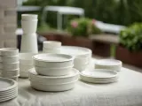 Тарелка закусочная Zone Denmark Eau, фарфор, 12 см, белая — фото 2