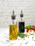 Набор для масла и уксуса AdHoc Aroma Pour, 2 предмета, по 300 мл, стекло — фото 1