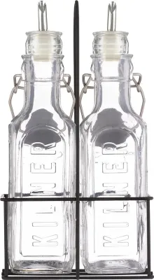 Набор для масла и уксуса kilner, 2 предмета, по , стекло, прозрачная · арт. fabr 0025.092