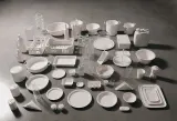 Корзина для сервировки Seletti Estetico Quotidiano, круглая, фарфор, 22 см, белая — фото 3