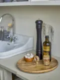Поднос сервировочный Bloomingville Nonnie, круглый, дерево, 35 см — фото 1