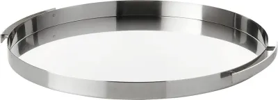 Поднос сервировочный Stelton AJ, круглый, нержавеющая сталь, 33,5 см