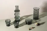 Кувшин Muurla, Waves, 1300 мл, боросиликатное стекло, серый — фото 4