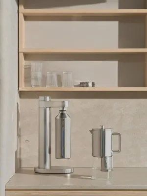 Кувшин Stelton, Brus stalowy, 1600 мл, боросиликатное стекло, серебристый
