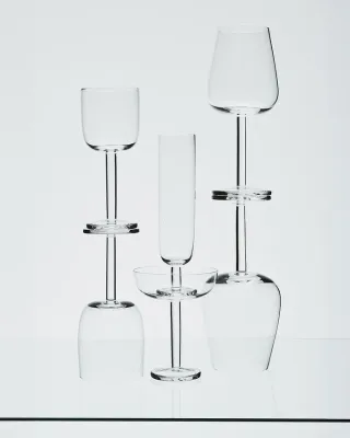 Набор 4 бокала Serax, Base Curved, 4 шт., стекло, прозрачный · арт. fabr B0819205