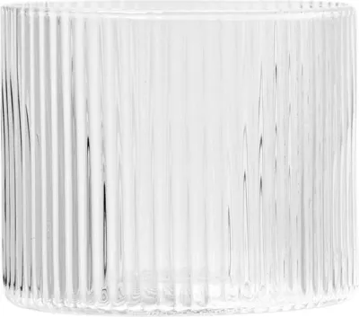 Набор 4 стакана ferm living, ripple niskie, 4 шт., стекло, прозрачный · арт. fabr 1104264664