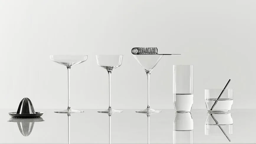 Набор 2 стакана Orrefors, do drinkow x Bj rn Frantzen, 2 шт., хрусталь, прозрачный