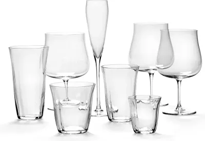 Набор 4 стакана Serax, Silhouette, 4 шт., стекло, прозрачный · арт. fabr B2225002-050