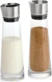 Молочник и сахарница Blomus Macchiato, 2 шт., 150 мл, нержавеющая сталь, прозрачный — фото 1