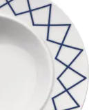 Блюдце для кофе Alessi La Bella Tavola, фарфор, 15 см, синее — фото 4