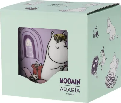 Кружка Arabia Finland Muminki, 300 мл, фарфор, фиолетовая