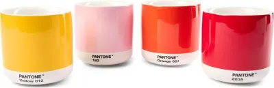 Набор кружек copenhagen design pantone, 4 шт., фарфор, разноцветный · арт. fabr 101021001