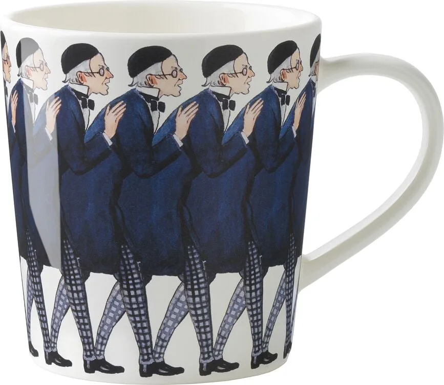 Кружка design house stockholm elsa beskow, фарфор, синяя · арт. fabr 2102-0100