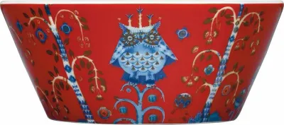 Салатник Iittala Taika, фарфор, 0,3 л, красный