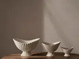 Салатник Ferm Living Fountain, каменная керамика, 19 см, белый — фото 1