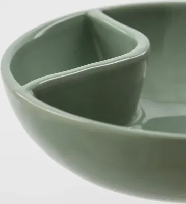 Салатник Nicolas Vahe Olive, каменная керамика, 12 см, зелёный