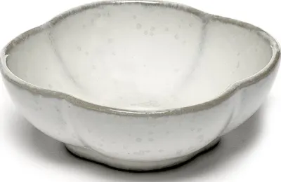 Набор салатников serax inku ribbed, 4 предмета, каменная керамика, белый · арт. fabr B5120240W