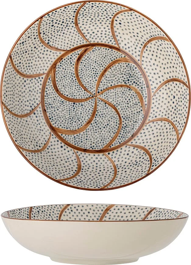 Салатник bloomingville heikki, каменная керамика, коричневый · арт. fabr 82056495